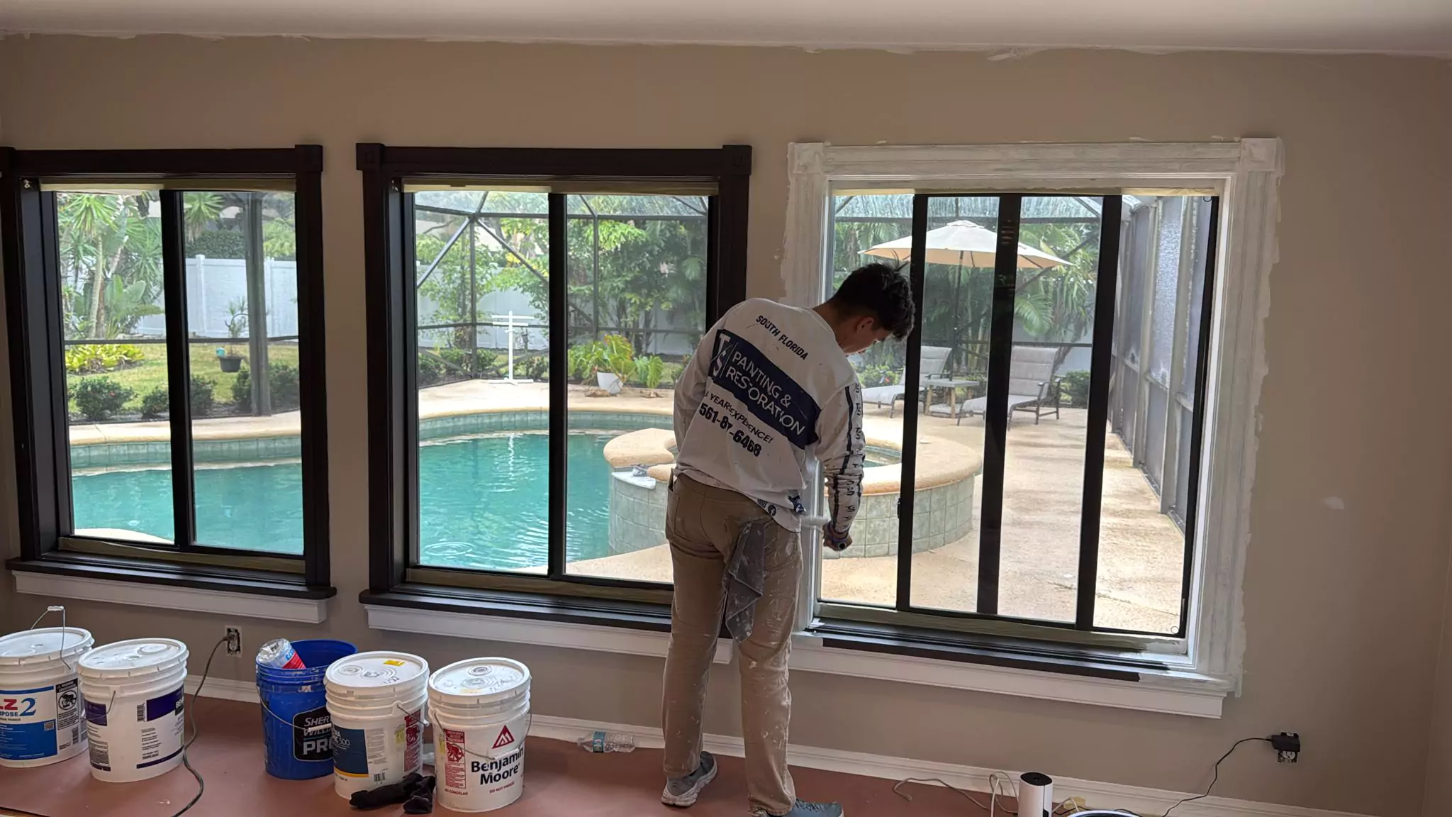 Interior painting project by TS Painting Pro